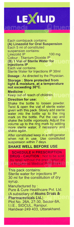 Lexilid Ds Dry Syrup 30ml Lexilid Ds Dry Syrup 30ml